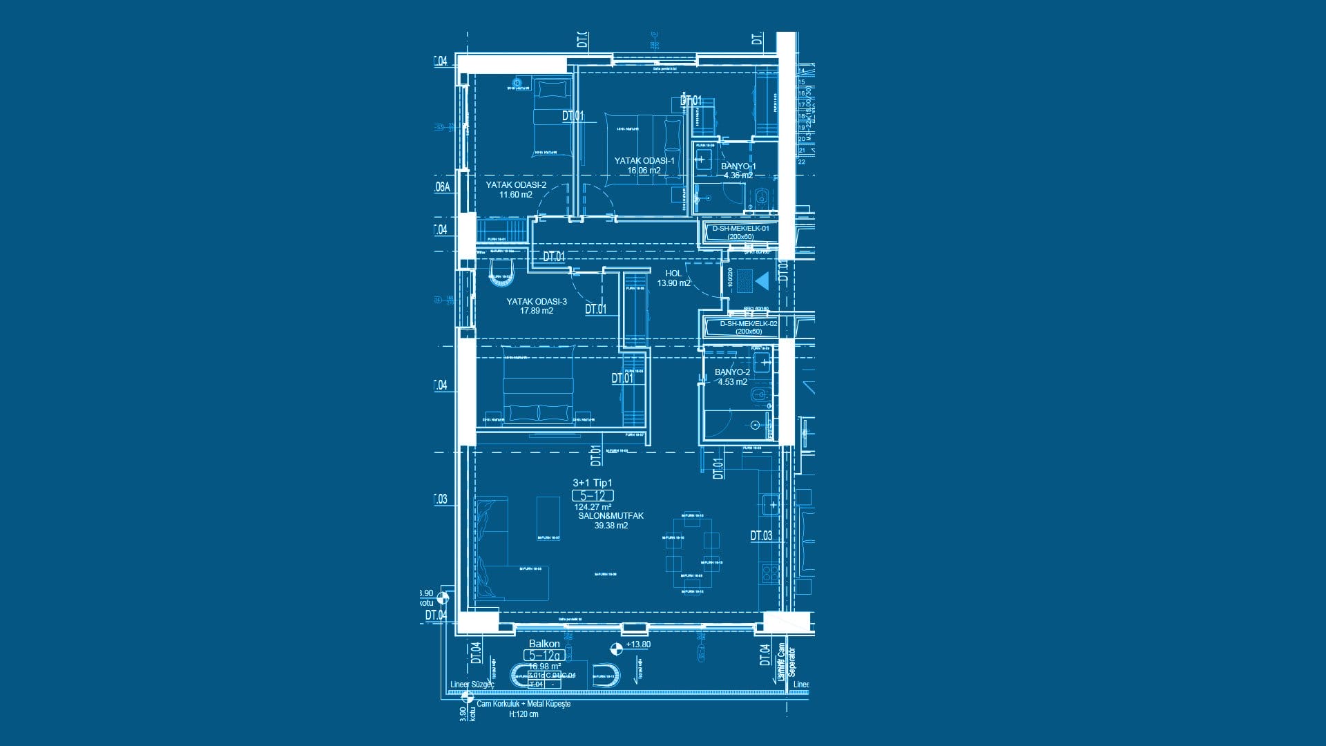 Apartament 3+1 141m2 w Iskele, Cypr GoESTE Nieruchomości 1717513304-1
