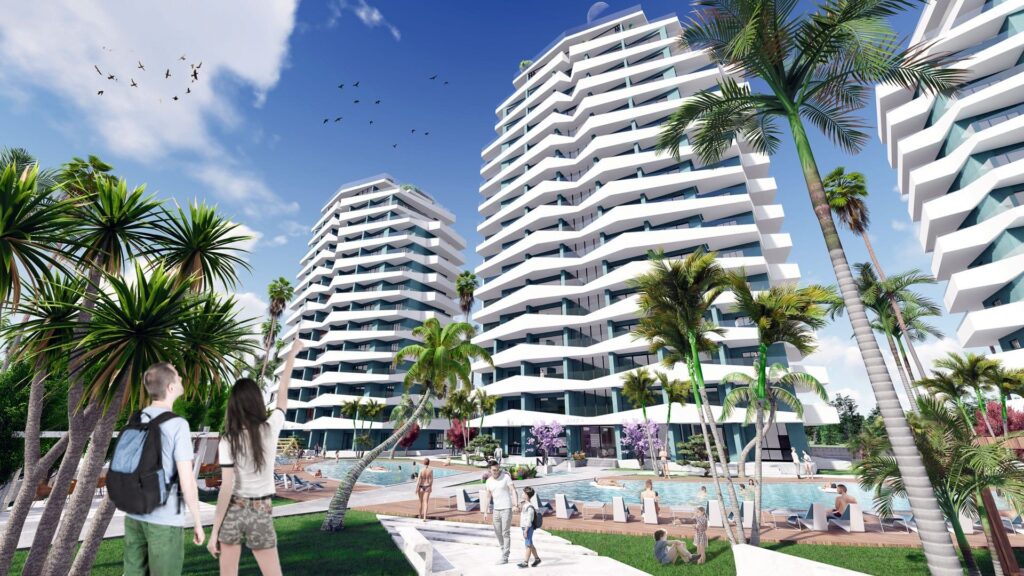 Apartament typu studio 53m2 w Iskele, Cypr  GoESTE Nieruchomości 1718606867-0