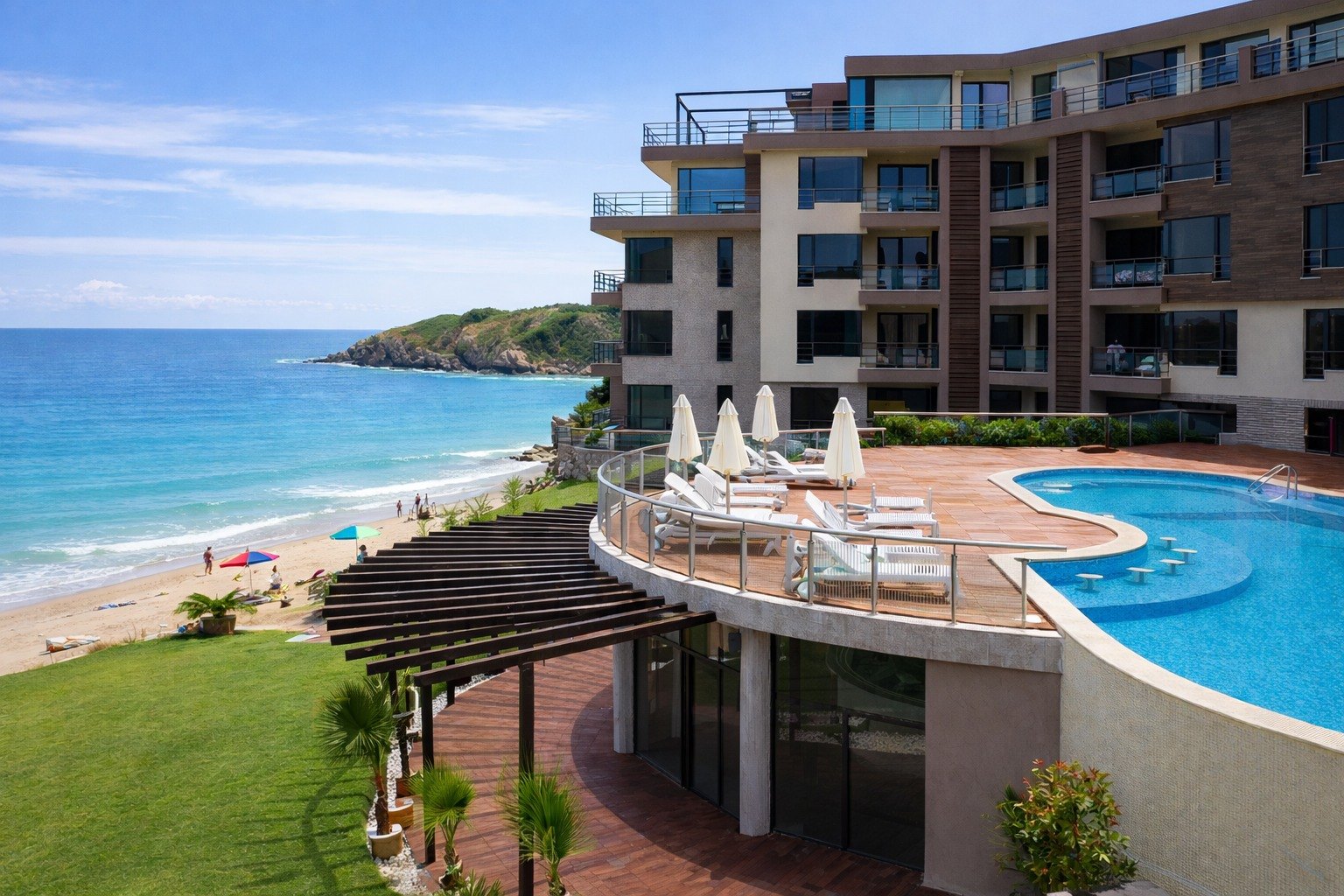 Apartament premium w pierwszej linii morza z prywatną plażą. Bułgaria Sand Lilies Beach GoESTE Nieruchomości Whatsapp Image 2026-02-19 At 19.43.17 6